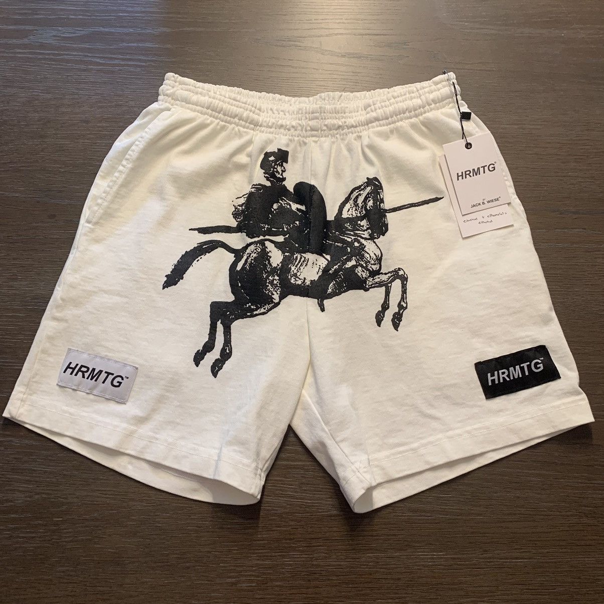 Hrmtg x jack b wiese quixote knight shorts deadstock fashion