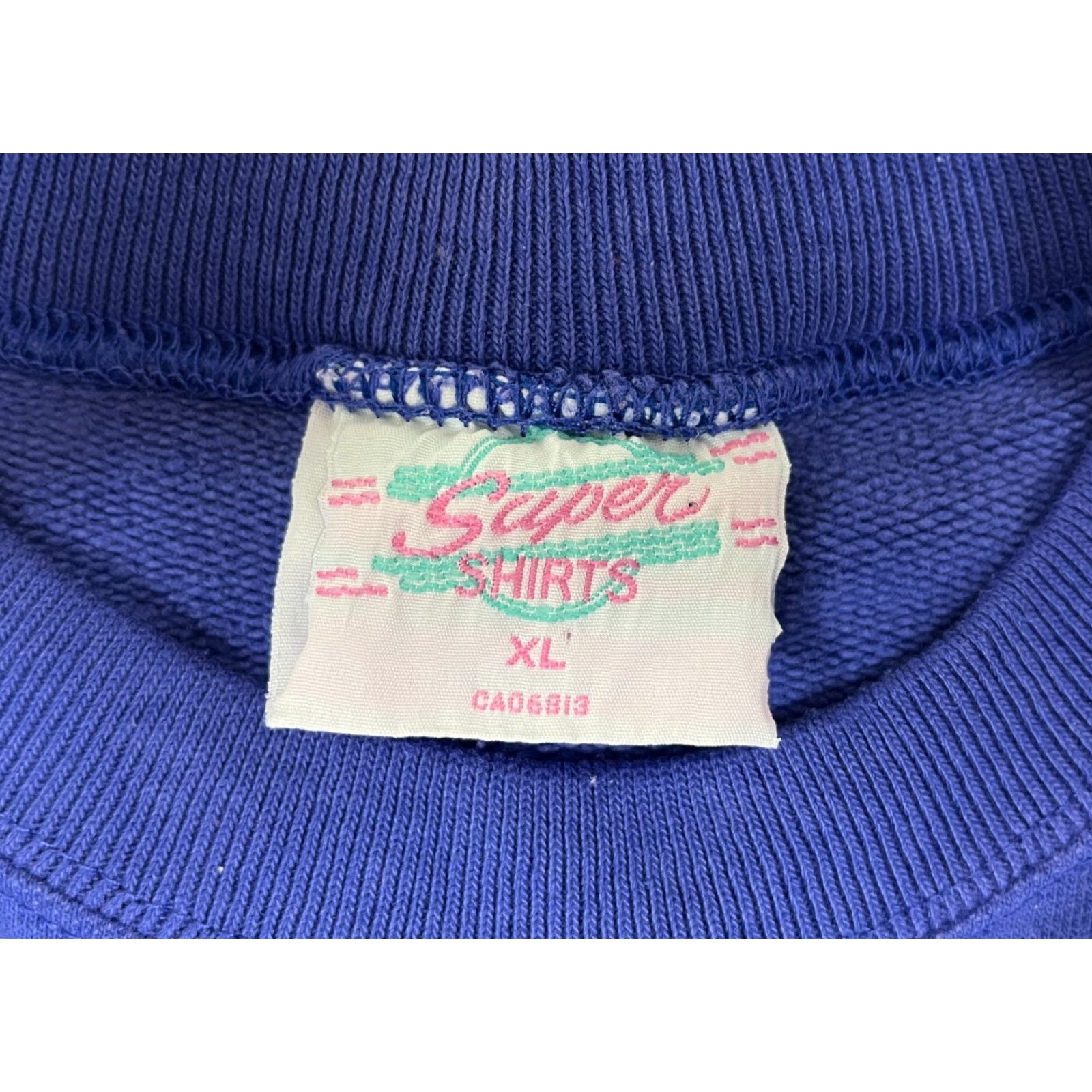 Vintage VINTAGE Victoria, B.C. Sweatshirt Embroidered Made in Canada XL Men 90s Pullover Fleece Cotton Blend Blue Size US XL / EU 56 / 4 - 6 Thumbnail