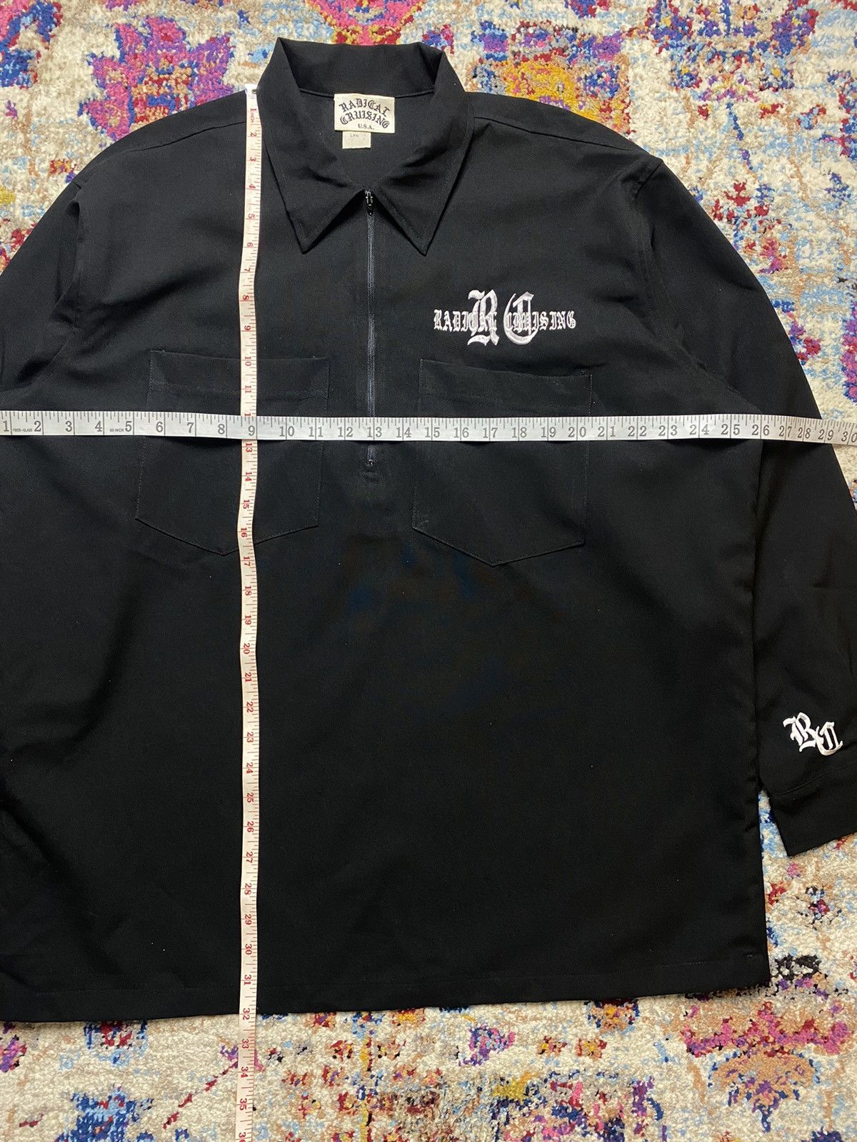 Other × Vintage VINTAGE USA RADICAL CRUISING MENS WORKERS CREW LS SHIRTS Size US L / EU 52-54 / 3 - 10 Thumbnail