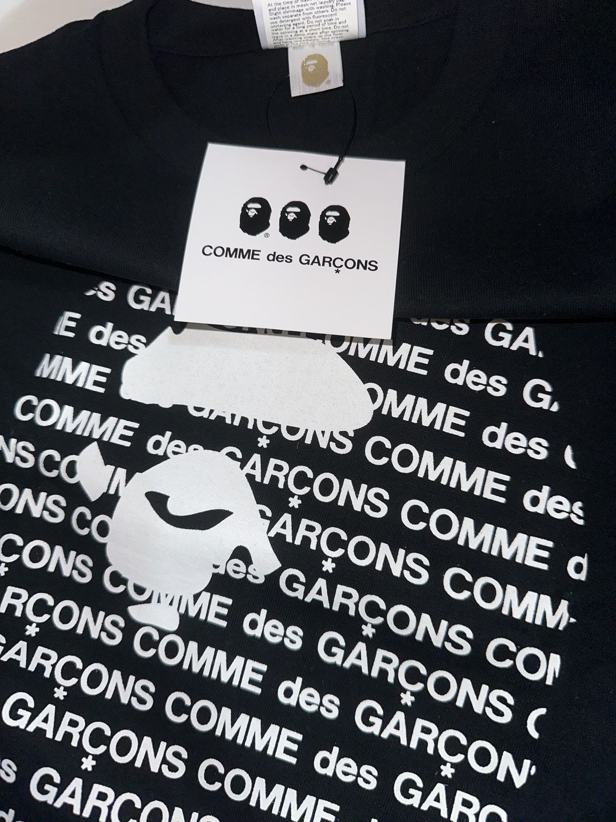 Bape × Comme des Garcons BAPE X CDG Osaka Ape Head #2 Tee DS Size L Size US L / EU 52-54 / 3 - 2 Thumbnail