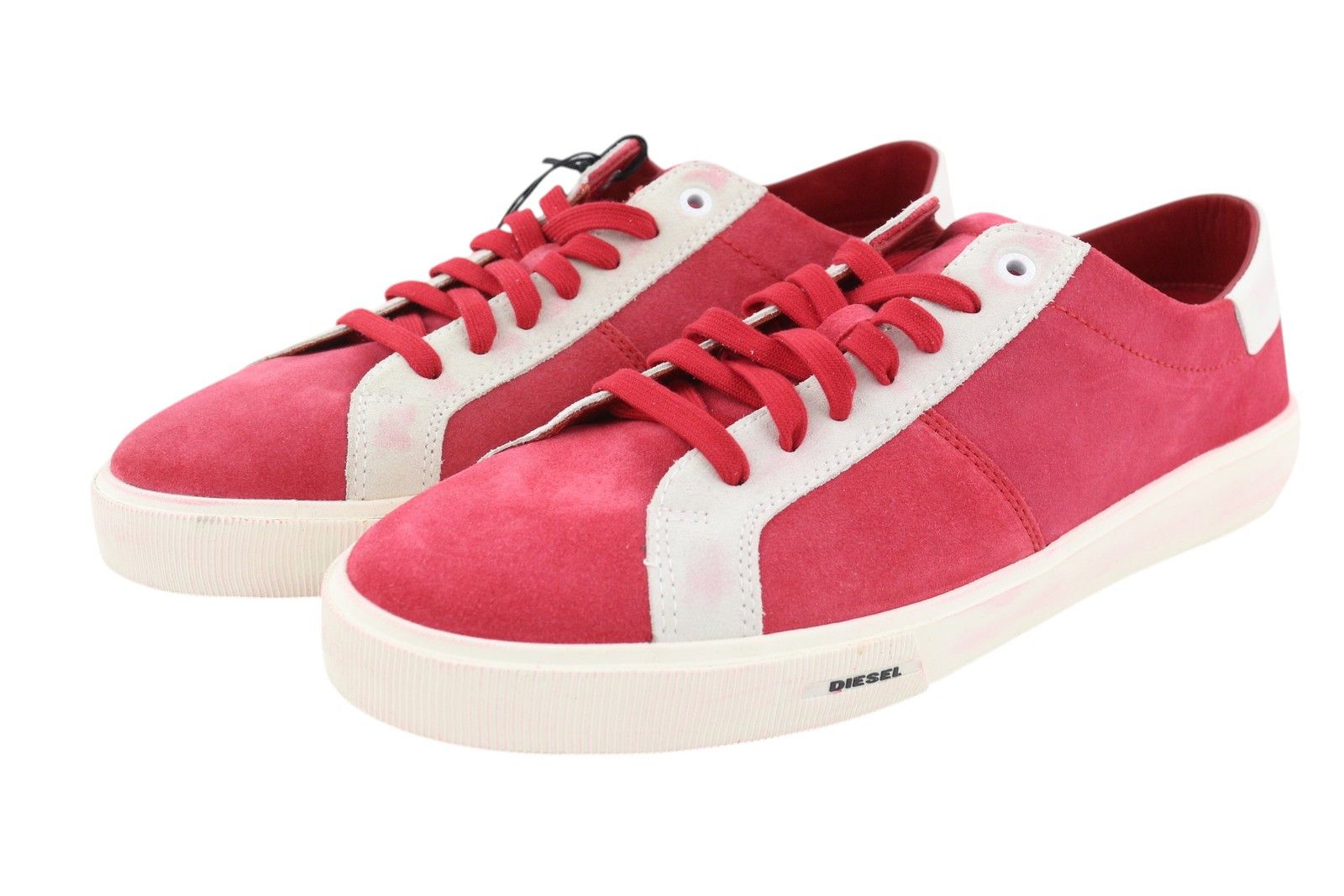 Diesel S-MYDORI LC EU45 Red Suede Leather 41532 Size US 12 / EU 45 - 2 Thumbnail