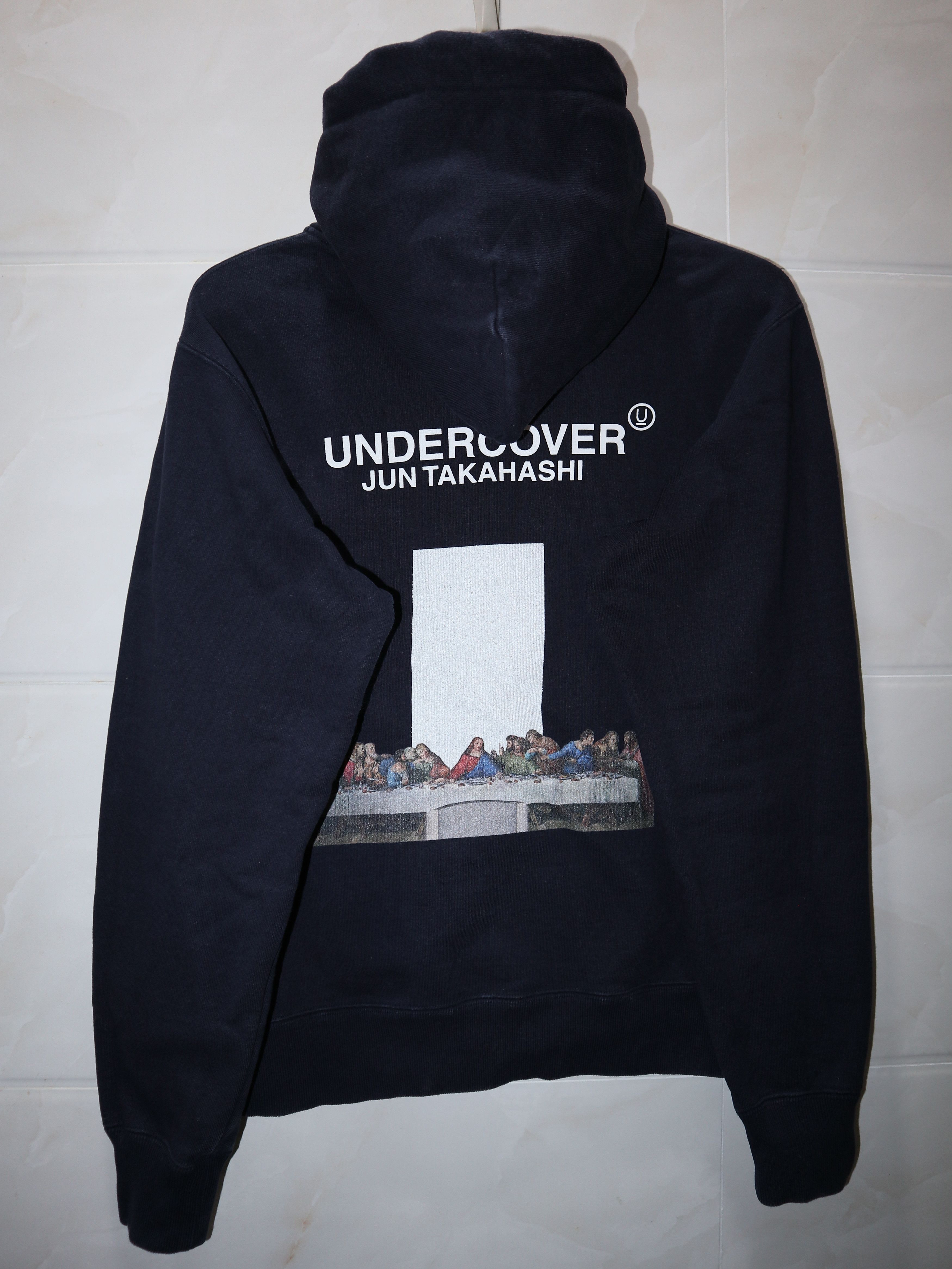 Undercover Undercover Last Supper Hoodie (Navy Blue) Size US M / EU 48-50 / 2 - 6 Thumbnail