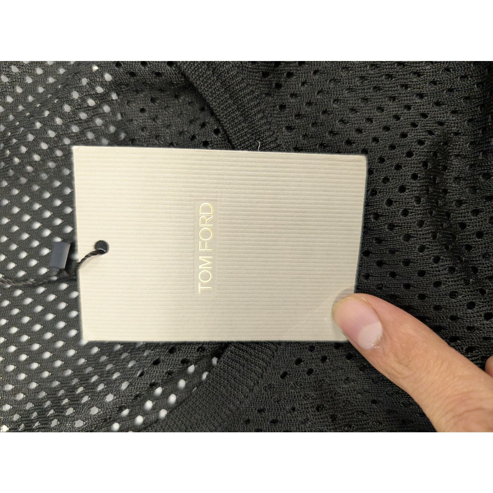 Tom Ford o1rshd1 Mesh Top Tank in Black Size US L / EU 52-54 / 3 - 12 Thumbnail