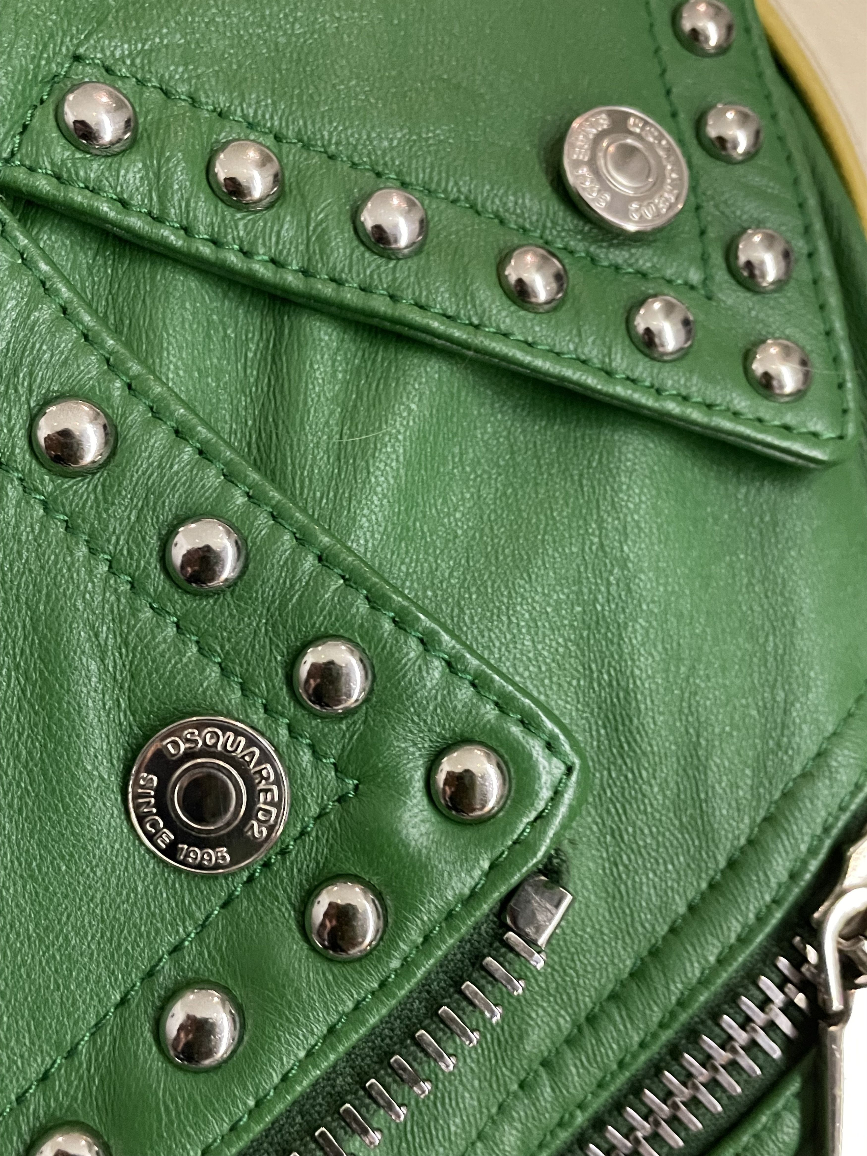 Dsquared2 Dsqaured2 Scout Studded Biker Jacket Size L / US 10 / IT 46 - 4 Thumbnail