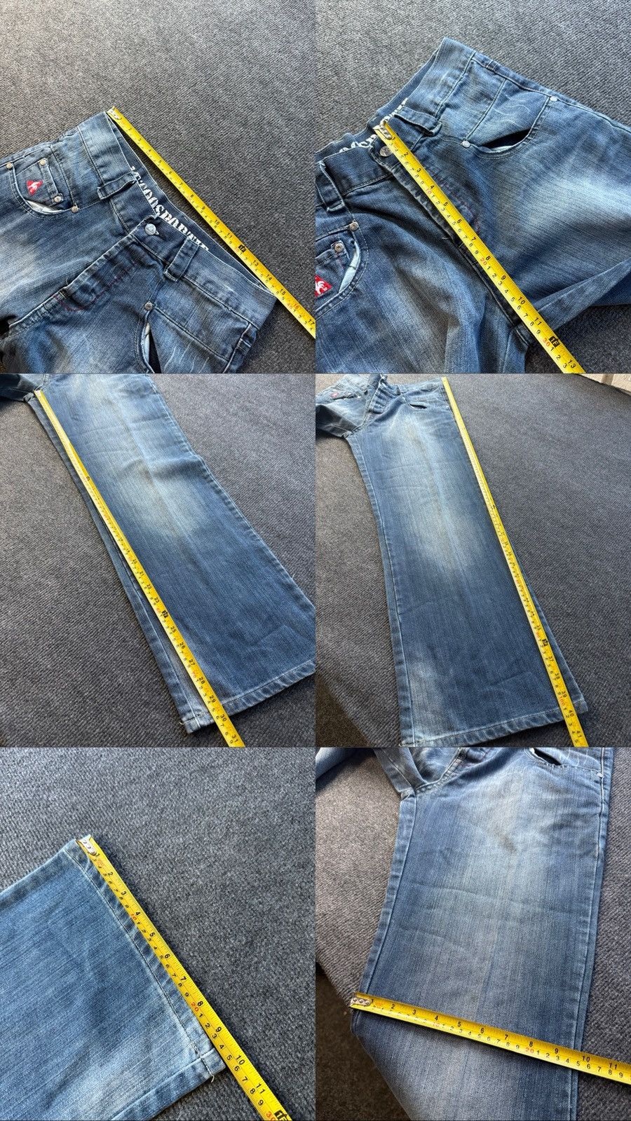 Le Coq Sportif Vintage Retro 00s Le Coq Sportif Straight Jeans Y2K Denim Size US 31 - 22 Thumbnail