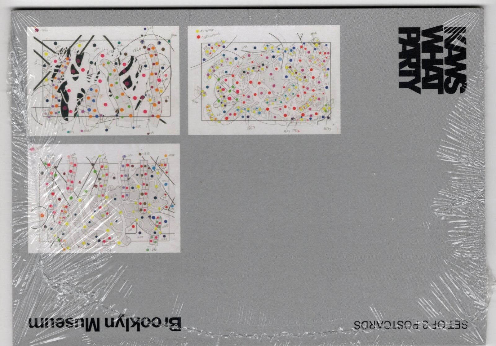Kaws KAWS Brooklyn Museum Color Charts Postcard Set of 3 Size ONE SIZE - 2 Thumbnail