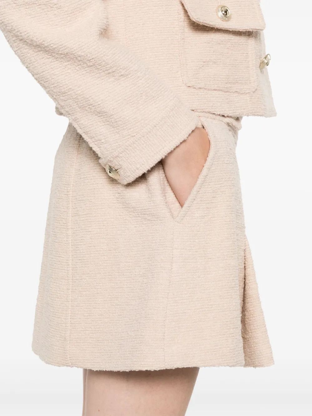 Tom Ford o1y0226 Mini Skirt in Beige Size 27" / US 4 / IT 40 - 4 Thumbnail