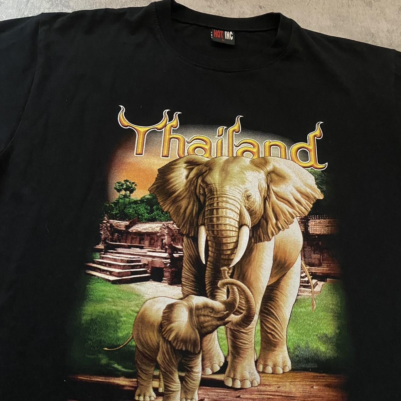 Other Thailand elephant t-shirt Vintage y2k Vacation Boxy Size US L / EU 52-54 / 3 - 3 Thumbnail