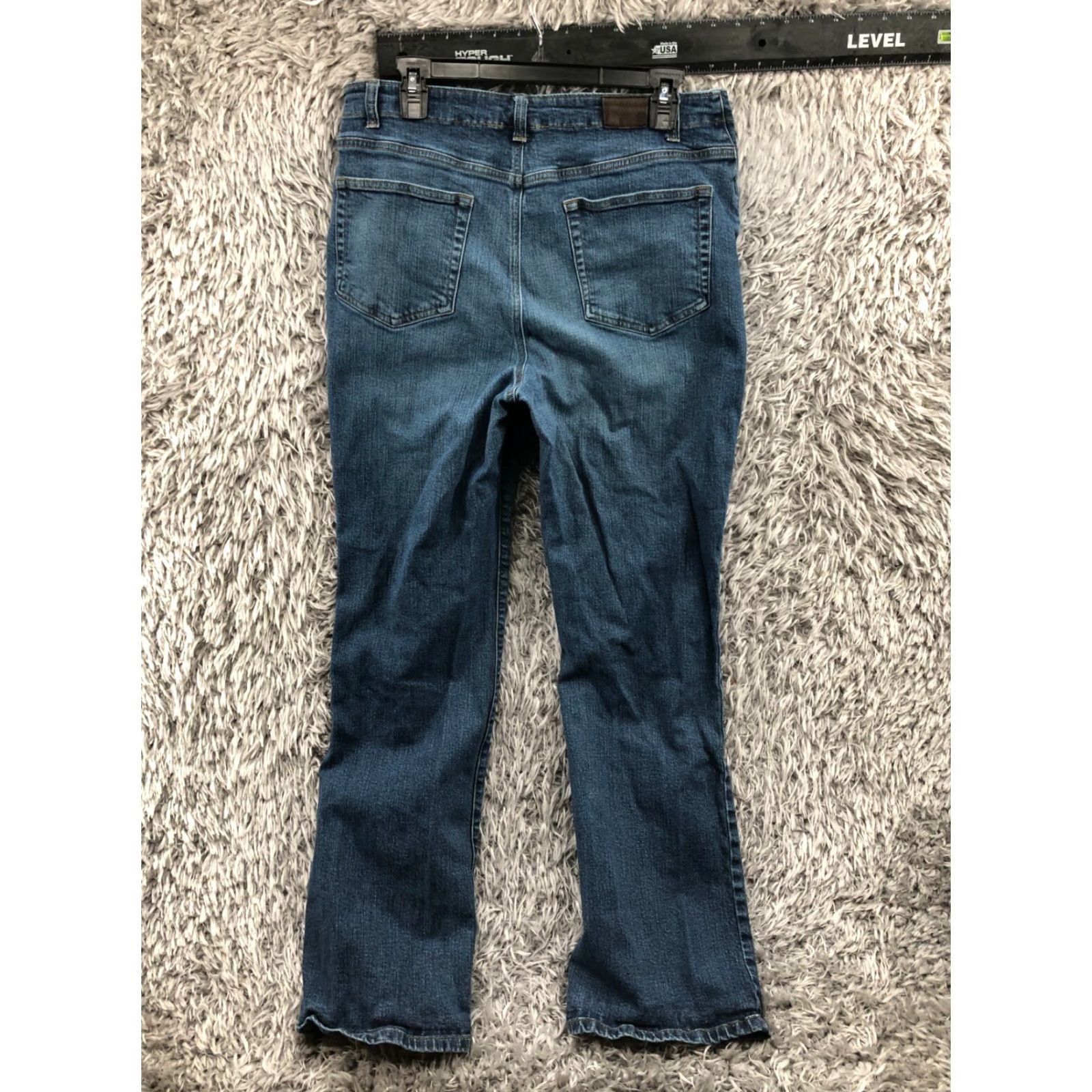 Lands' End Lands' End Jeans Bootcut Size 14 Womens Regular 33" Waist 32" Inseam Medium Wash Blue Denim Size 36" / US 14 / IT 50 - 5 Thumbnail