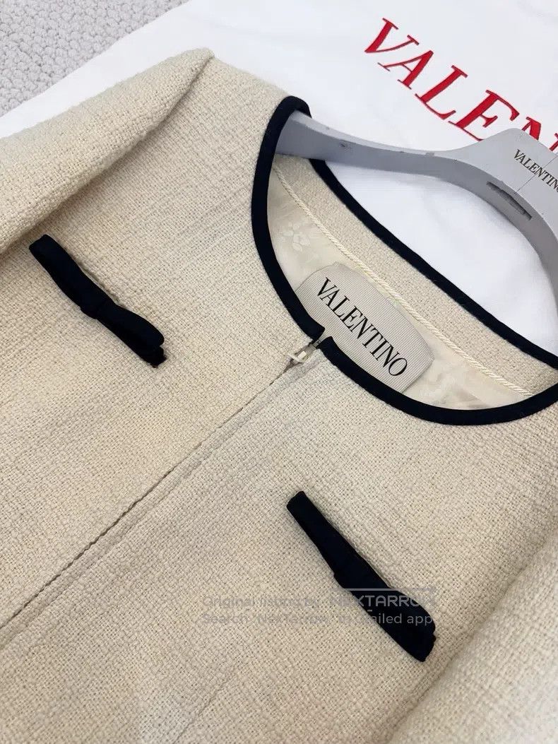 Valentino Valentino Tweed coat Size S / US 4 / IT 40 - 2 Thumbnail