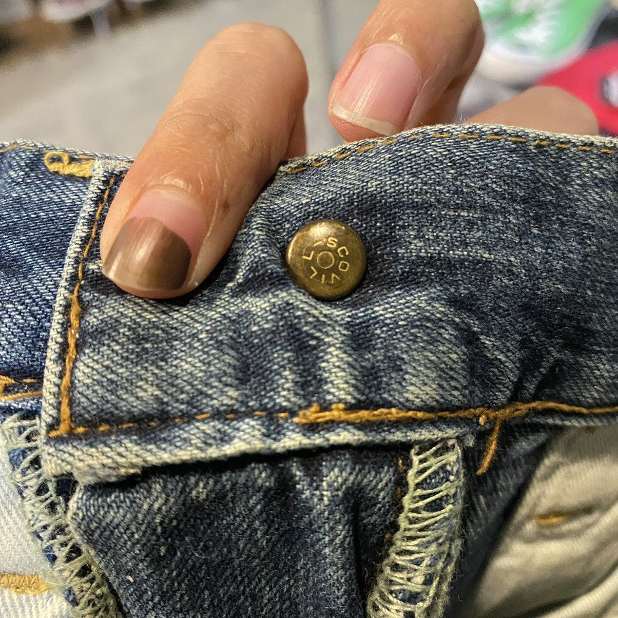 Hysteric Glamour VINTAGE 00’s Hysteric Glamour Landom Stitched Flare Denim Size 26" / US 2 / IT 38 - 12 Thumbnail