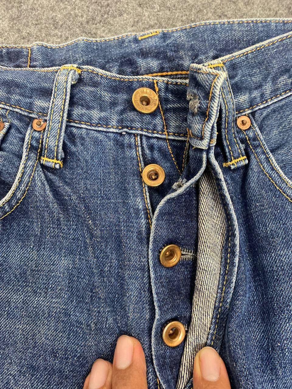 Edwin vintage edwin 505 selvedge denim nice design Size US 31 - 9 Thumbnail