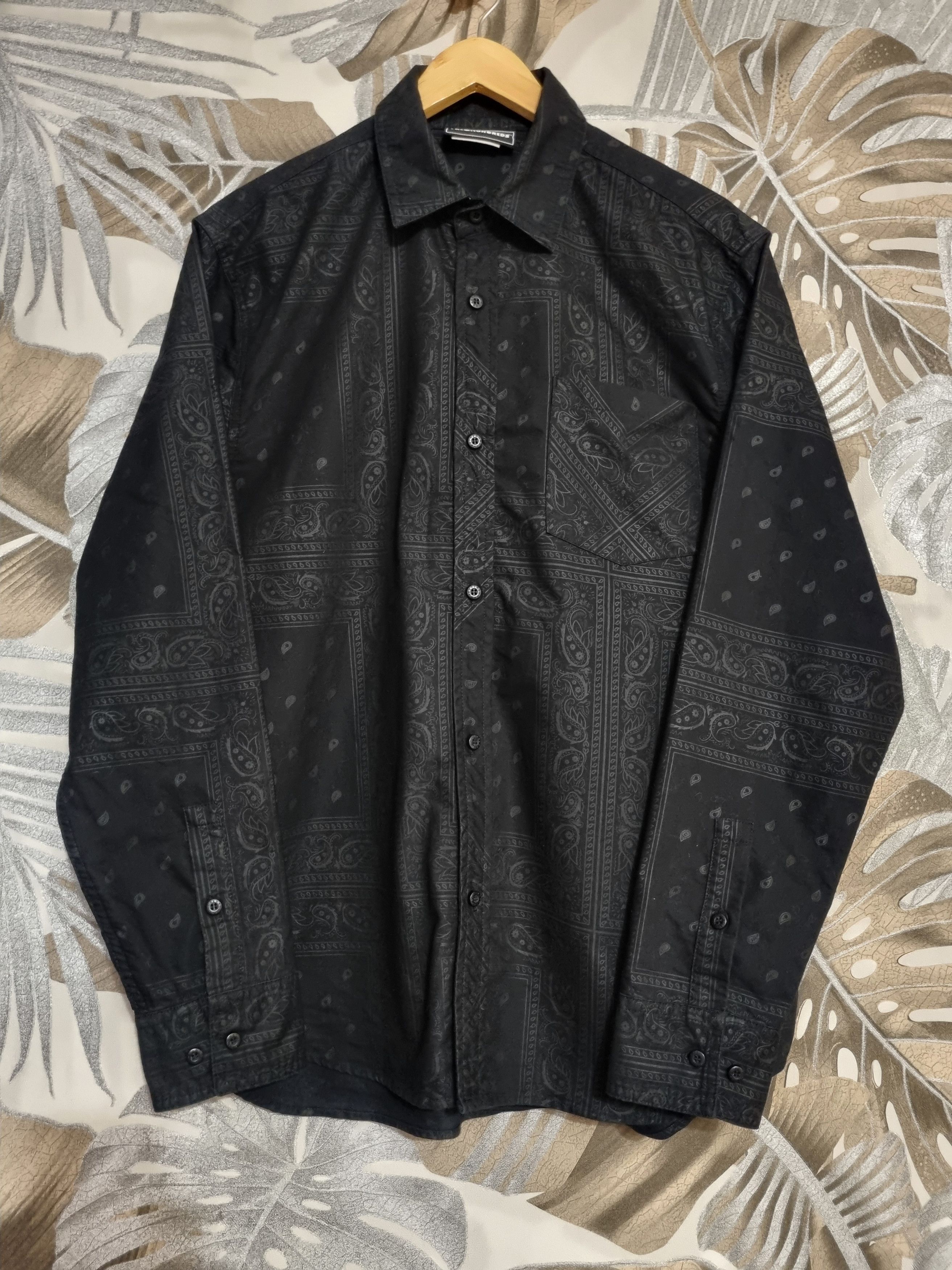 The Hundreds × Vintage The Hundreds Paisley Print Gangsta Shirt Size US XL / EU 56 / 4 - 1 Thumbnail