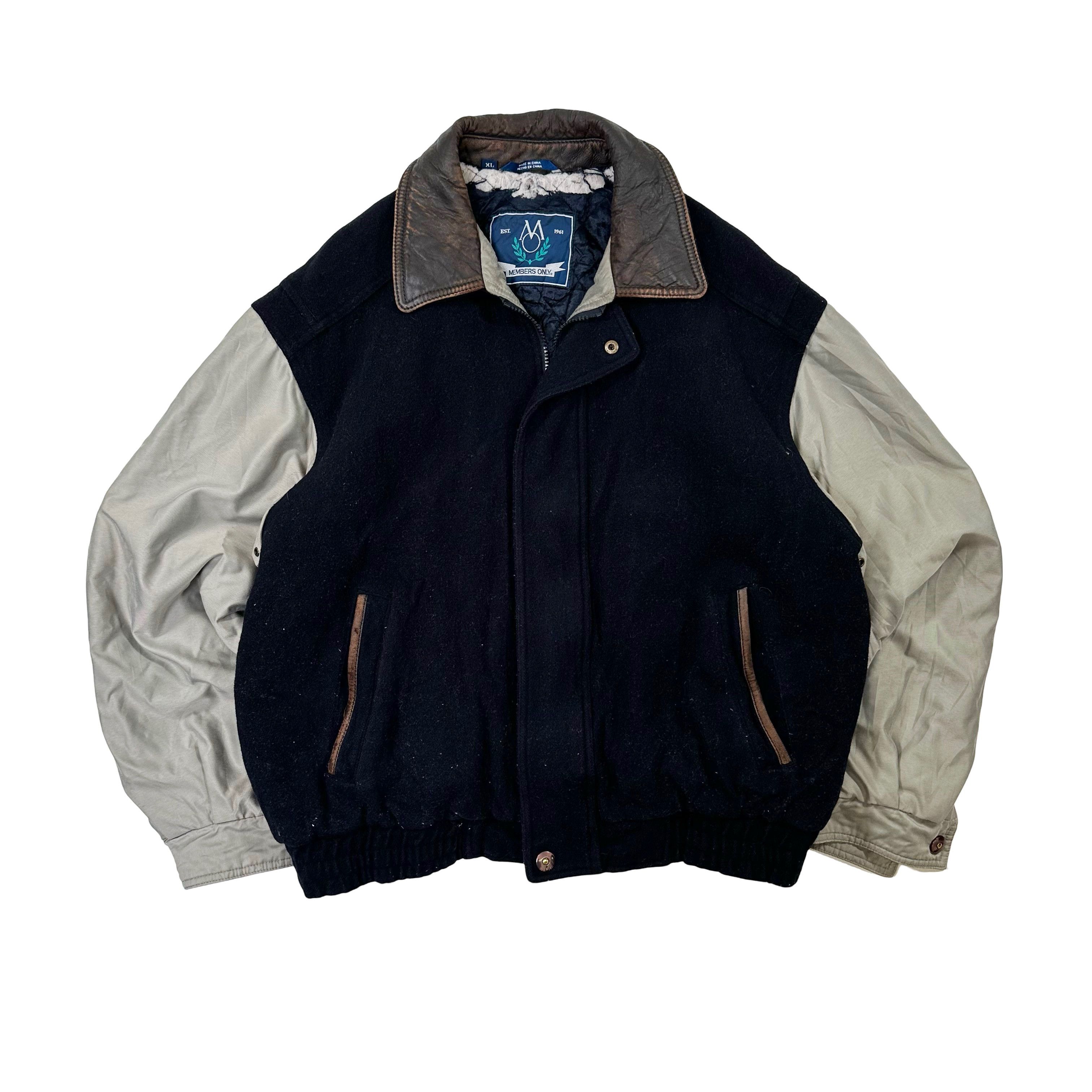 Vintage Vintage 90s Members Only Lined Zip Up Bomber Jacket Size US XL / EU 56 / 4 - 1 Thumbnail