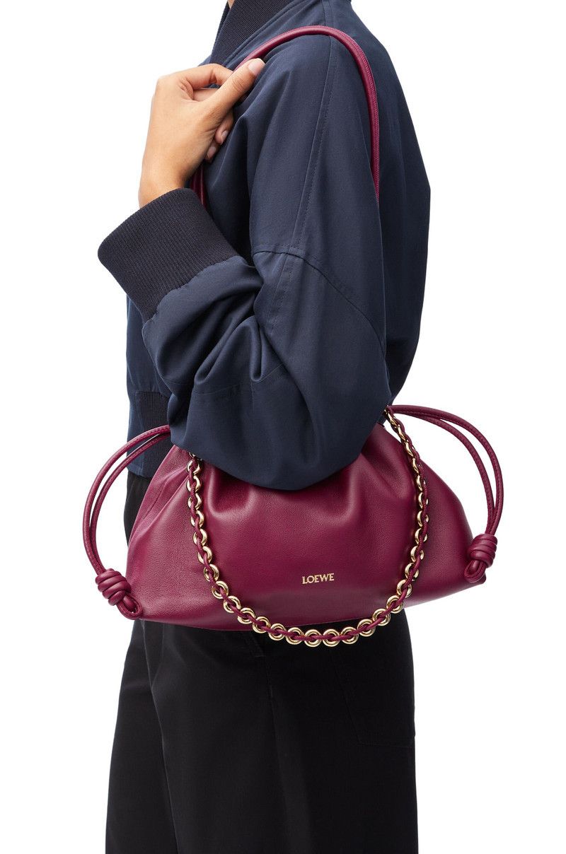 Loewe o1in1g0426 Size: OS / Flamenco Medium Bag in Crimson Size ONE SIZE - 3 Thumbnail