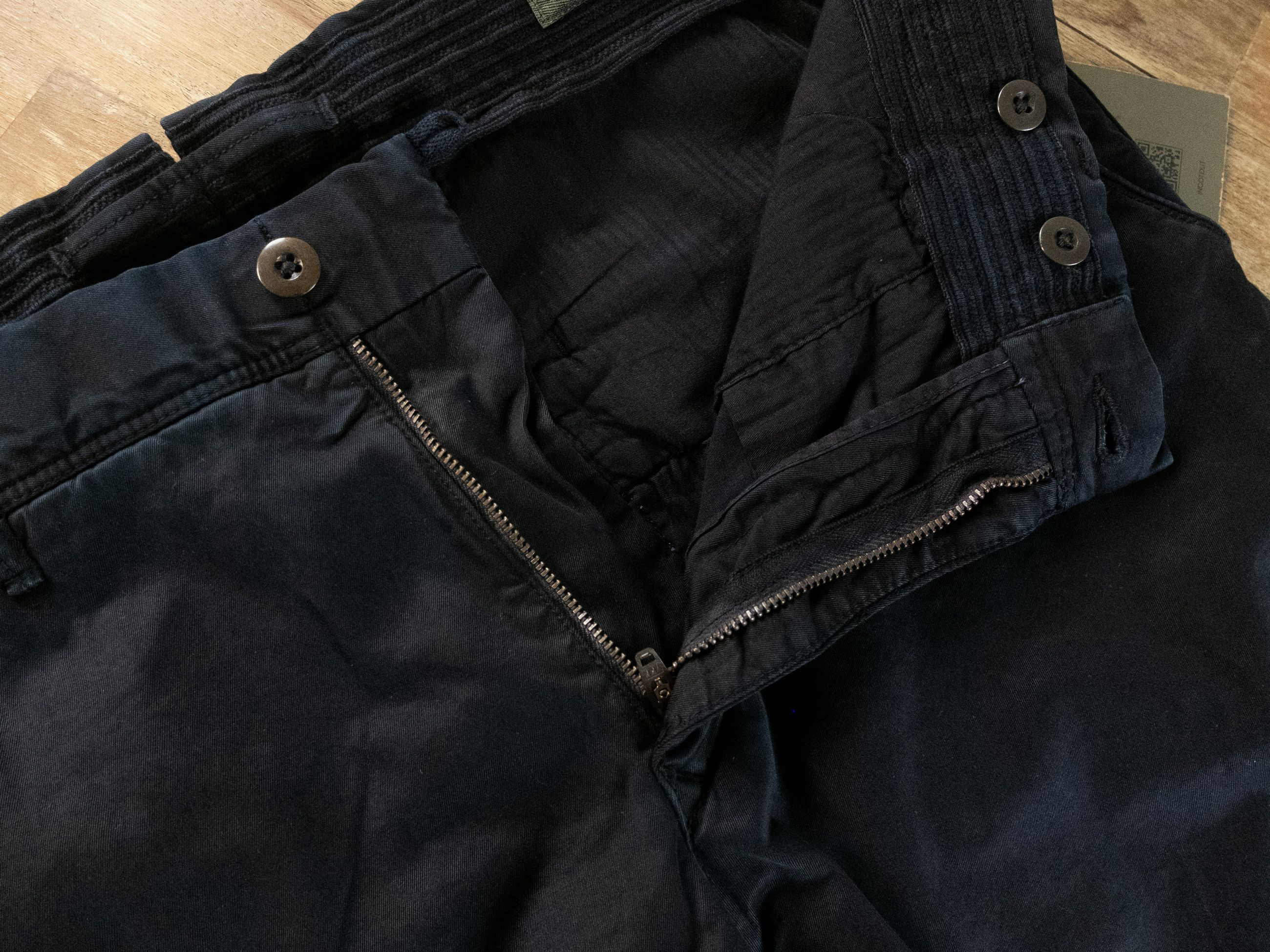 Incotex INCOTEX Slacks dark navy blue cotton chino pants 34 Size US 34 / EU 50 - 4 Thumbnail
