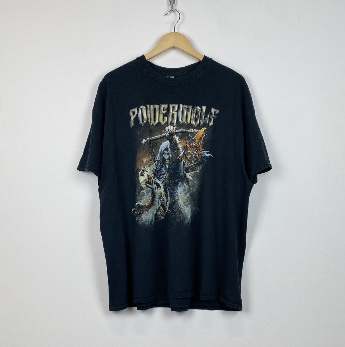 Band Tees Powerwolf Call Of The Wild Rock Band Tour T-Shirt Top Black Size US XXL / EU 58 / 5 - 1 Thumbnail