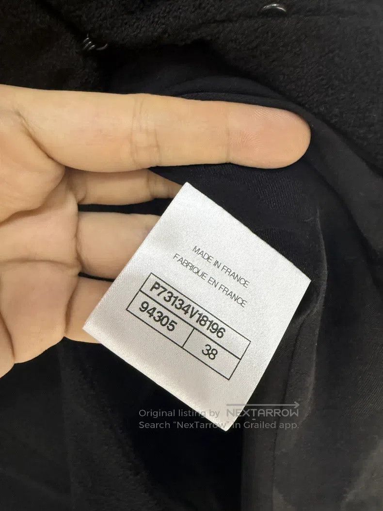 Chanel Chanel 22A black and silver sequin heavy industry jacket Size XS / US 0-2 / IT 36-38 - 6 Thumbnail