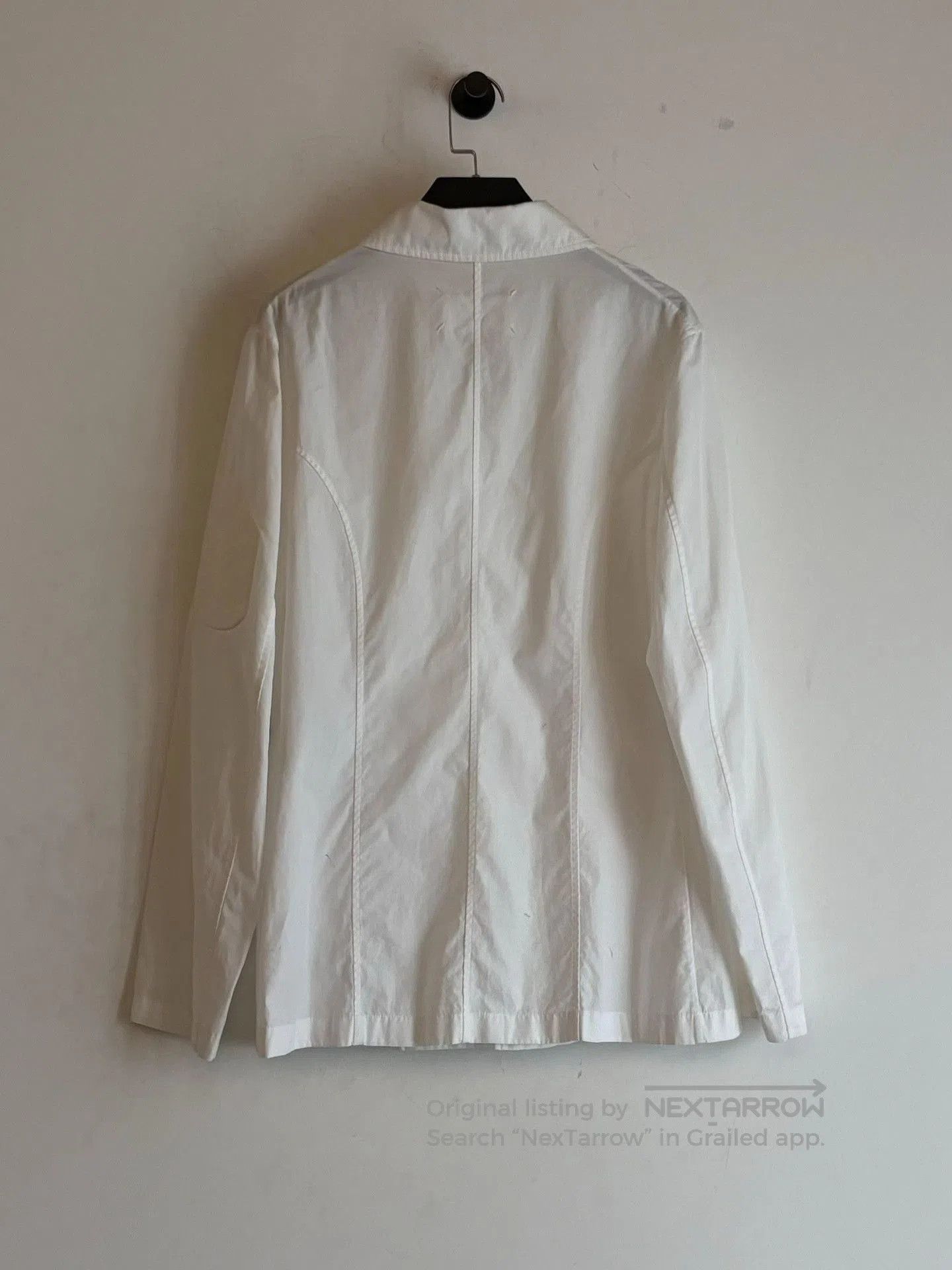 Maison Margiela Maison Margiela White of White S/S 2020 Blazer. Size US M / EU 48-50 / 2 - 6 Thumbnail