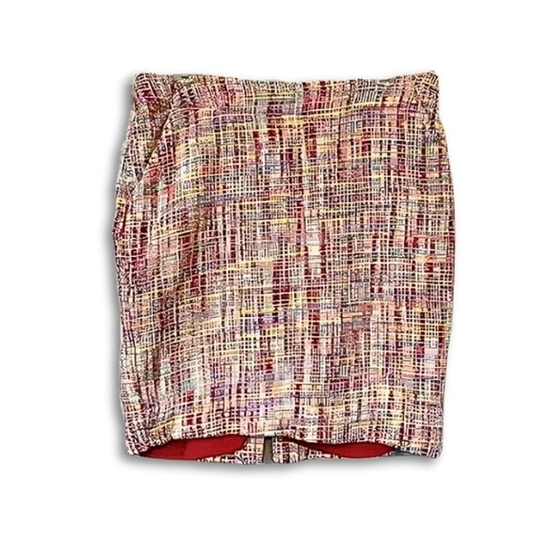 Merona Merona Tweed Mini Skirt A Line Side Pockets Women's Multi 10 Size 32" / US 10 / IT 46 - 1 Thumbnail