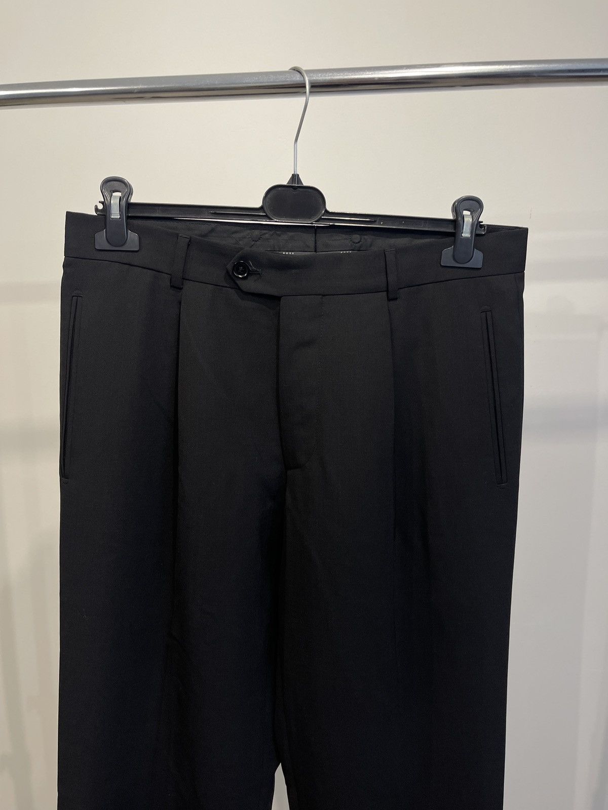 Hugo Boss Vintage classic hugo boss trousers black pants Size 38R - 4 Thumbnail