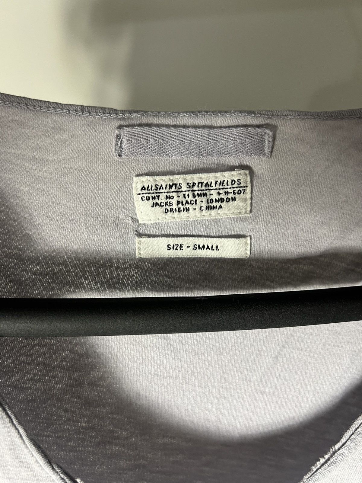 Allsaints × Vintage VERY RARE ALLSAINTS SPITALFIELDS DESIGNER T-SHIRT Y2K 90s Size US S / EU 44-46 / 1 - 3 Thumbnail