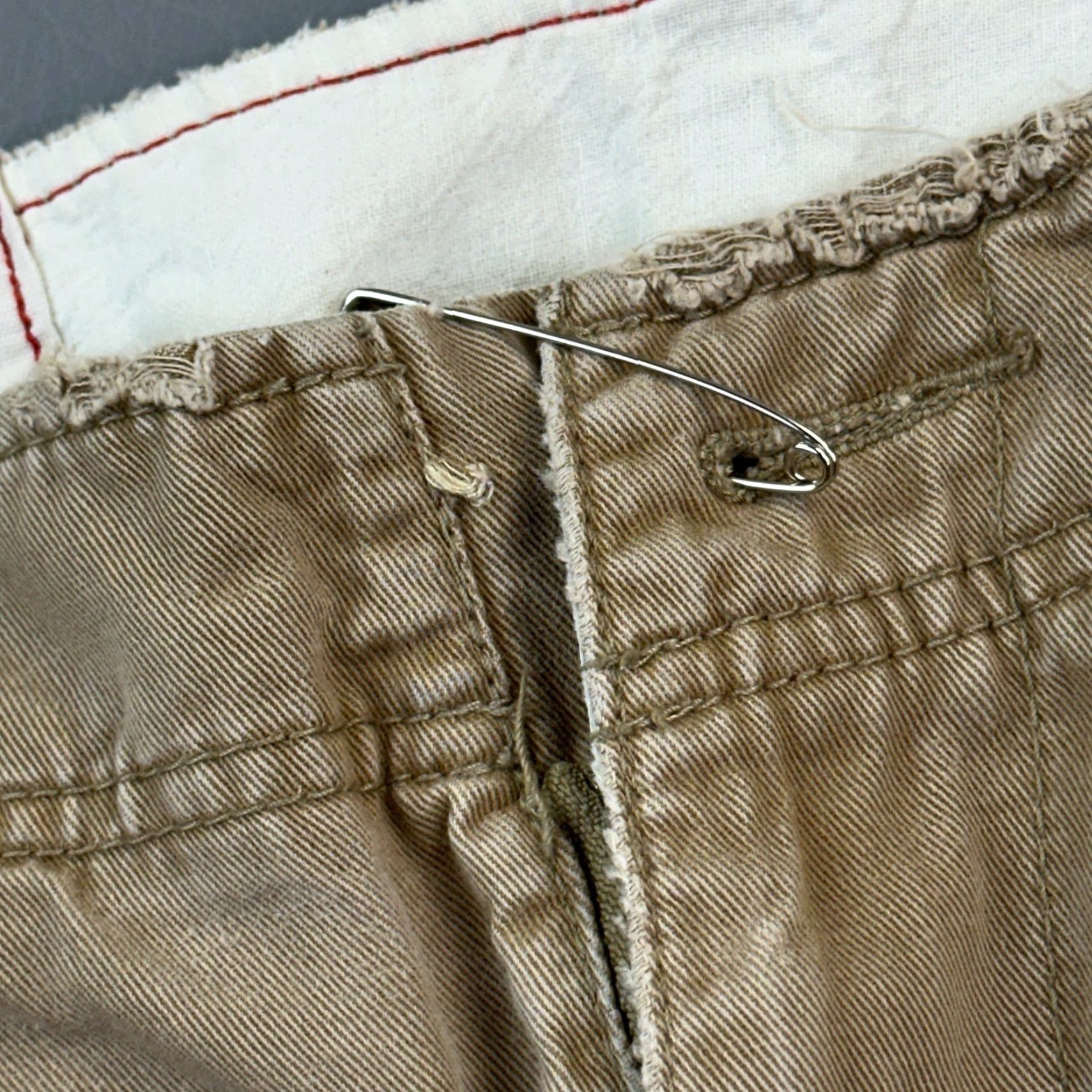 American Eagle Outfitters VINTAGE American Eagle Shorts Mens 28 Khaki Canvas Military Utility Cargo Y2K Size US 28 / EU 44 - 4 Thumbnail