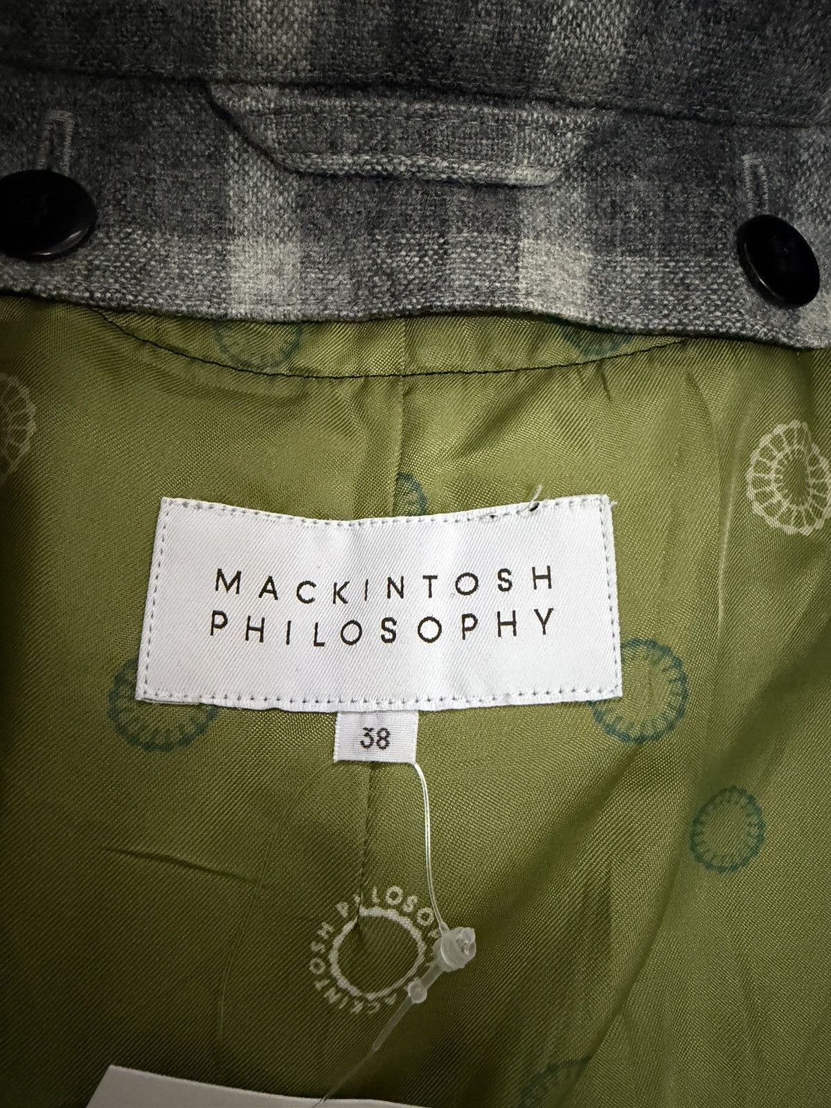 Junya Watanabe × Mackintosh Vintage 80s Mackintosh philosophy trench jacket Size US M / EU 48-50 / 2 - 8 Thumbnail