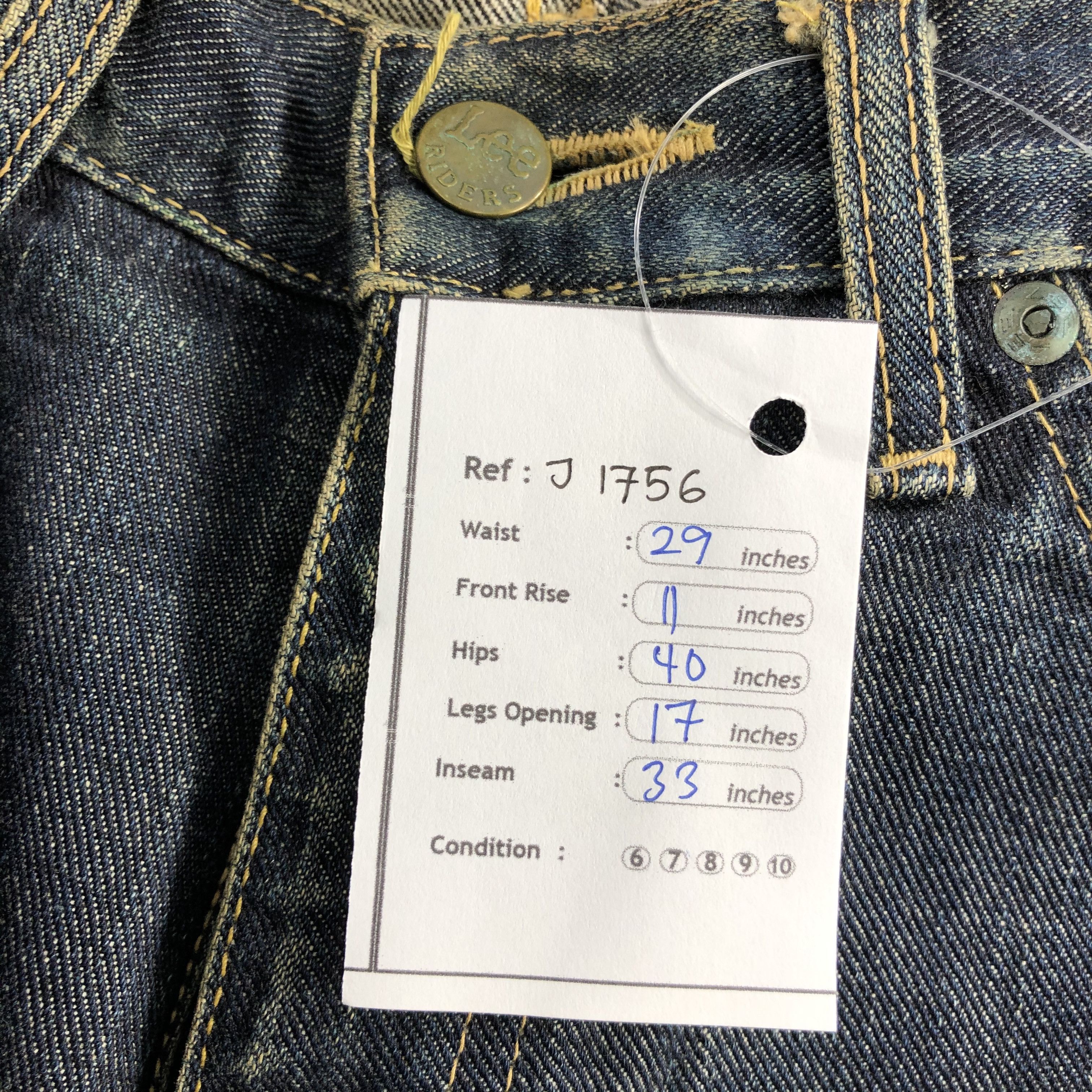 Lee Vintage Lee Earth Tone Jeans-J1756 Size US 29 - 16 Thumbnail