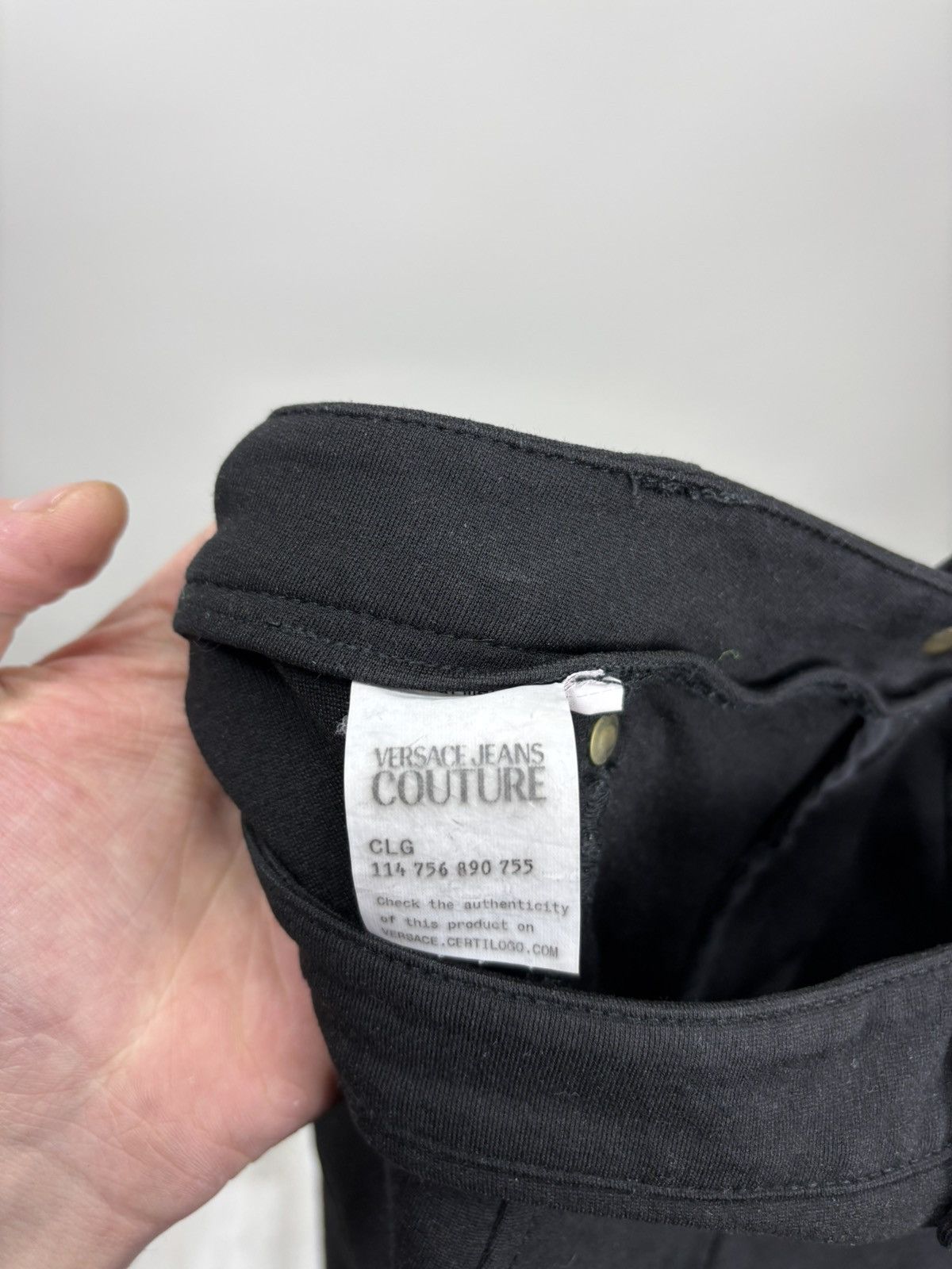 Versace Jeans Couture Womens pants Versace Jeans Couture Size XS/S Color Black Size 24" / US 00 / IT 34 - 7 Thumbnail