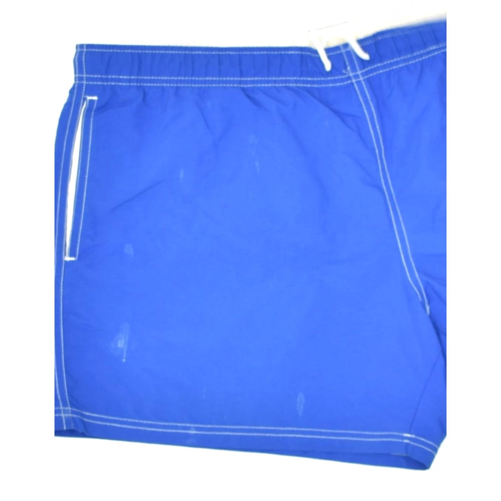 Vintage VINTAGE Mens Swimming Shorts 2XL Blue Polyester Size US 39 - 3 Thumbnail
