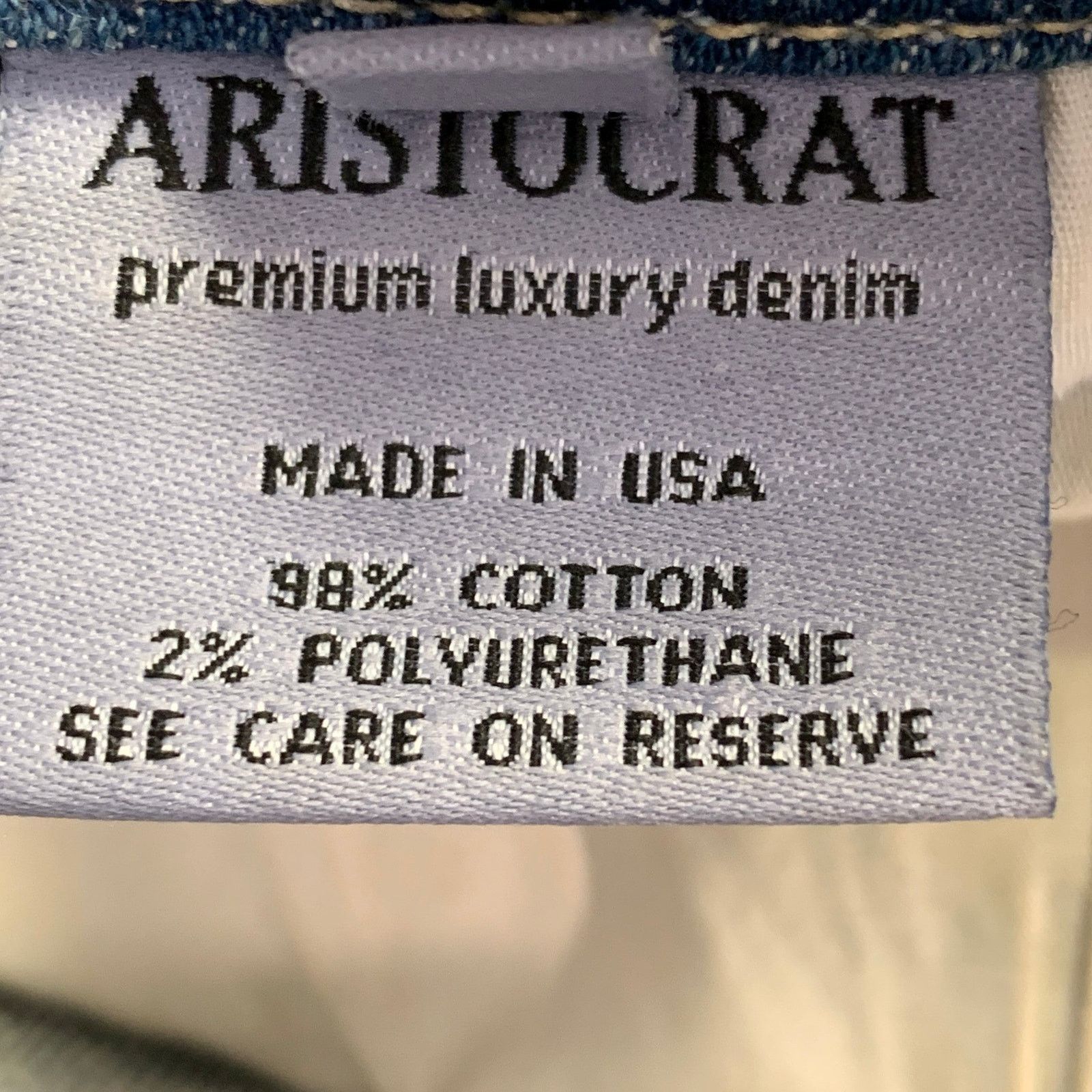 Other 29 Blue Cotton Blend Washed Five Pockets Flared Jeans Size 29" - 8 Thumbnail