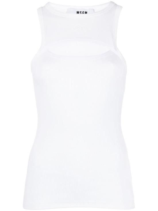 MSGM MSGM Women Tops 3541MDT82237794 01 WHITE Size XXS / US 00 / IT 34 - 1 Thumbnail