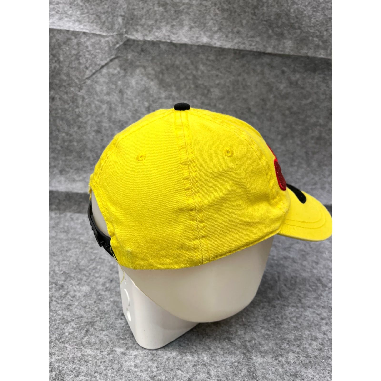 Vintage Heart Eyes Emoji Snapback Hat Cap Adult One Size Yellow Sparkly Glitter Cotton Baseball Cap Unisex Size ONE SIZE - 7 Thumbnail