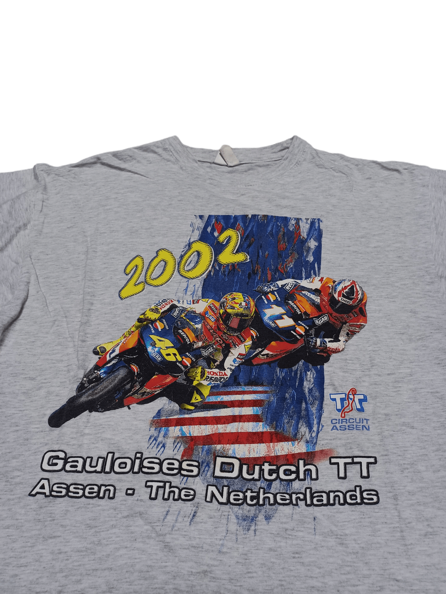 Vintage 2002 VINTAGE NETHERLANDS RACING MOTO RALLY BIKE Size US M / EU 48-50 / 2 - 3 Thumbnail