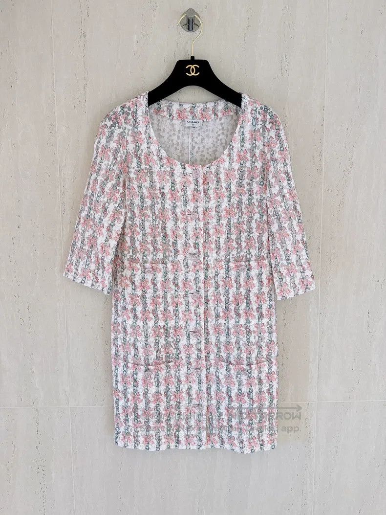 Chanel Chanel 23C flower lace jacket Size XXS / US 00 / IT 34 - 1 Thumbnail