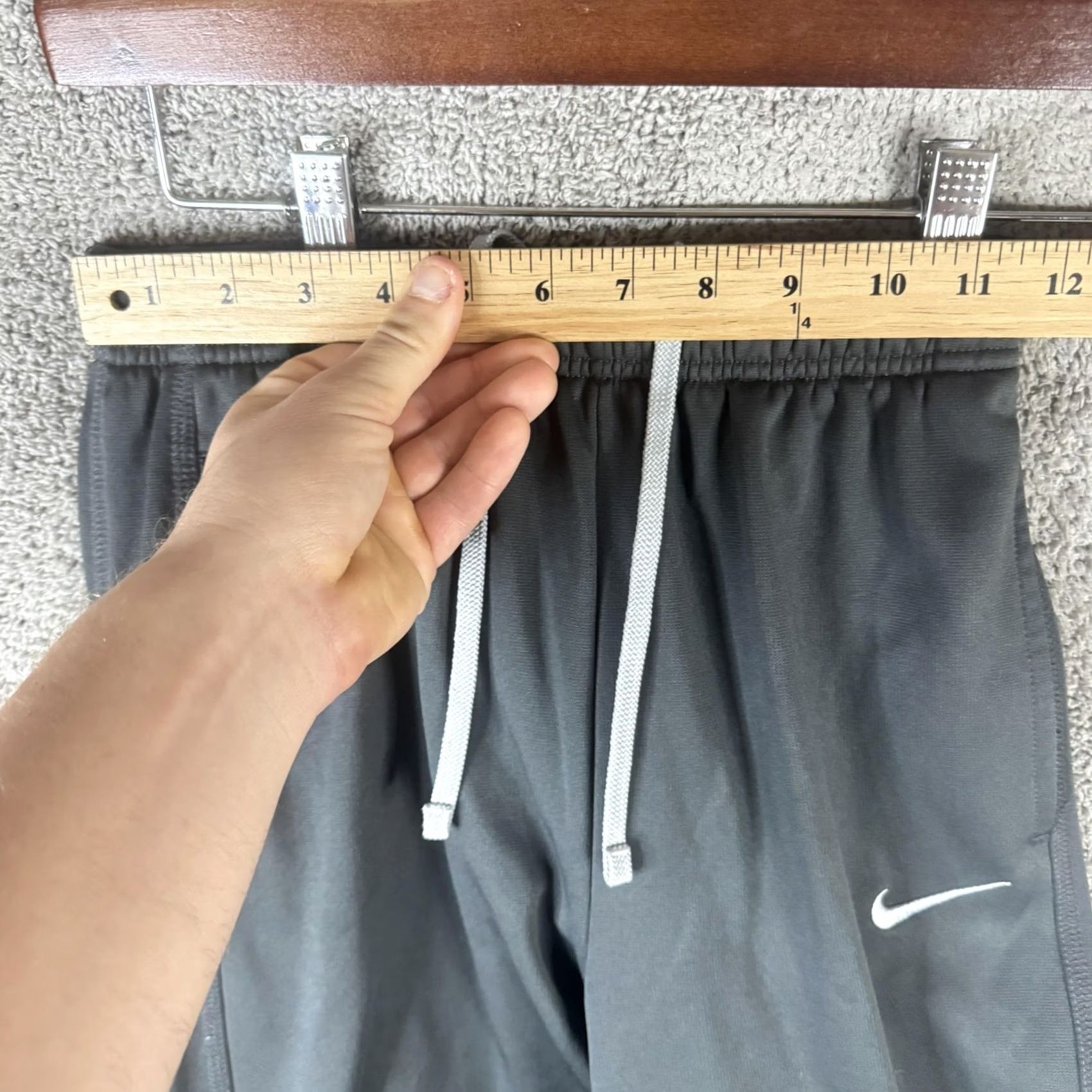 Nike Nike Therma-FIT Sweatpants Mens XL Gray Fleece Straight Leg Athletic 546161-060 Size US 36 / EU 52 - 6 Thumbnail