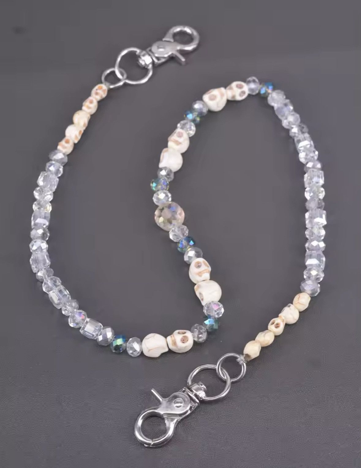 Other White Skull Waist Chain Size ONE SIZE - 2 Thumbnail