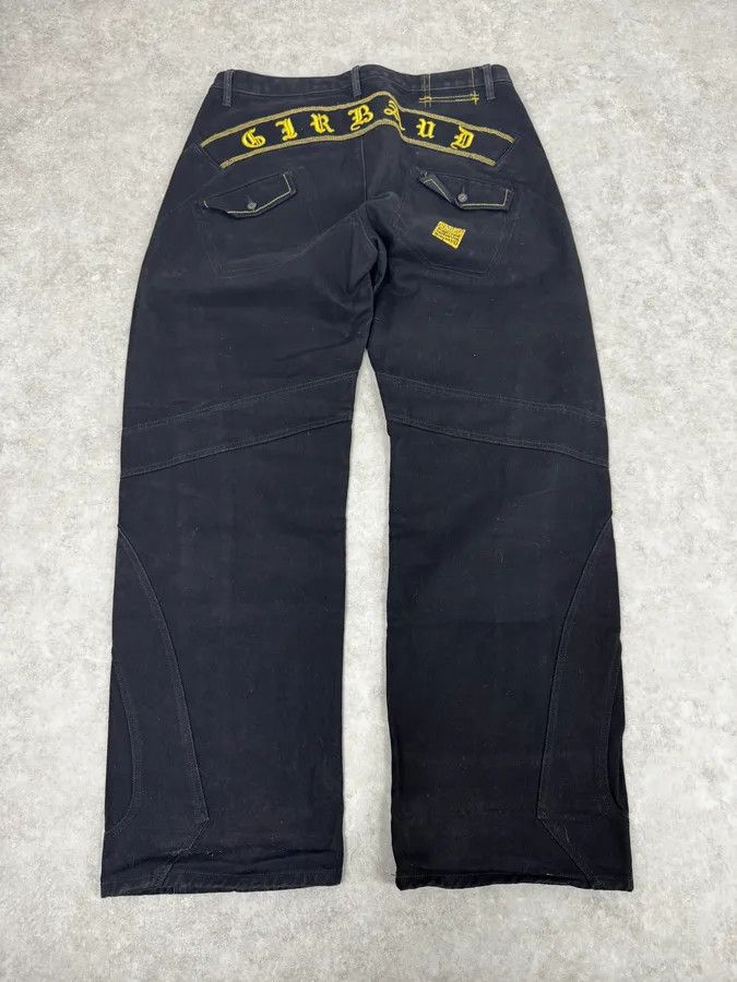 Marithe + Francois Girbaud 2000s Marithé + François Girbaud Black & Yellow Pants Size US 37 - 5 Thumbnail