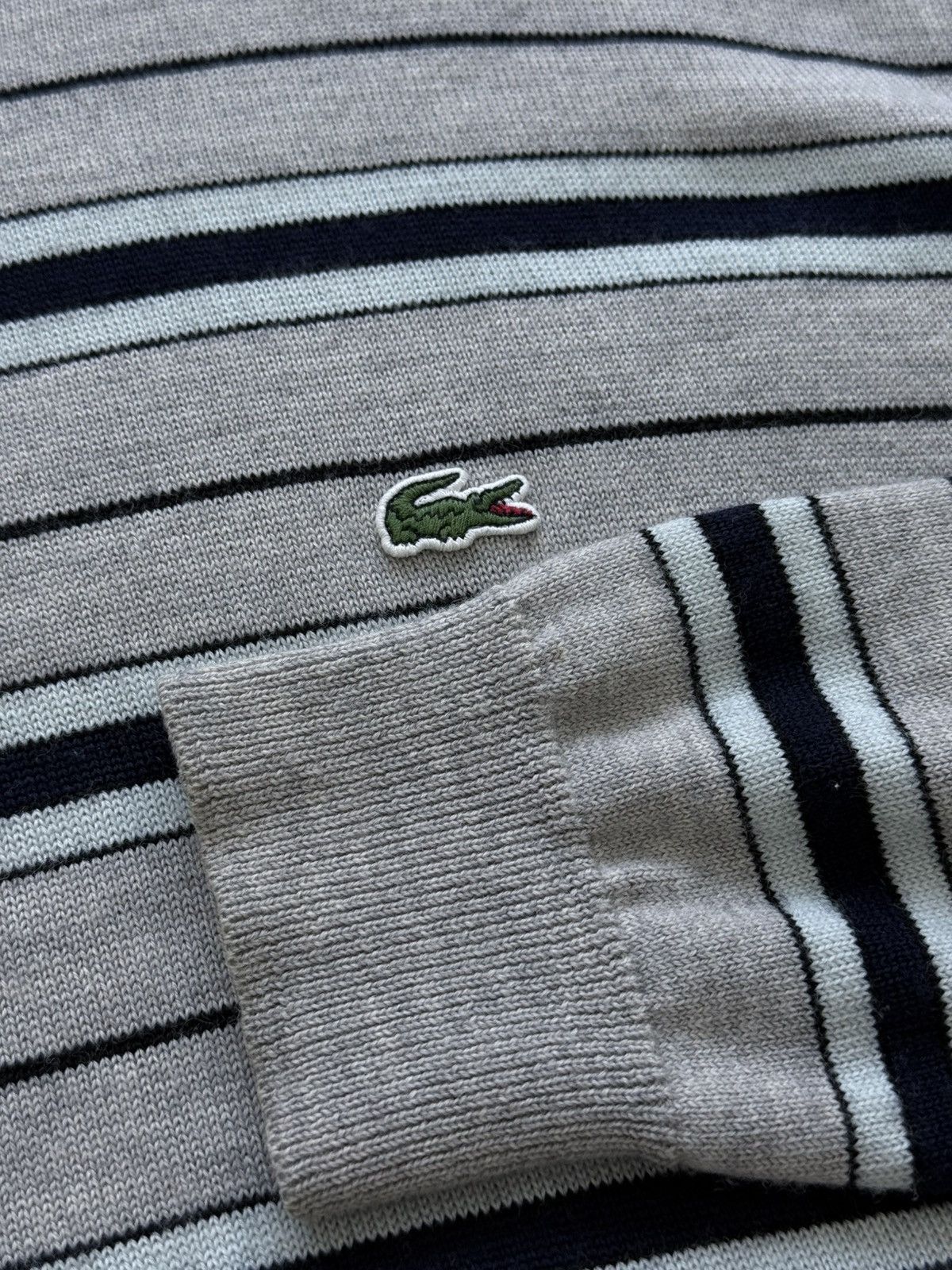Lacoste Lacoste Striped Wool Sweater Size US XL / EU 56 / 4 - 4 Thumbnail
