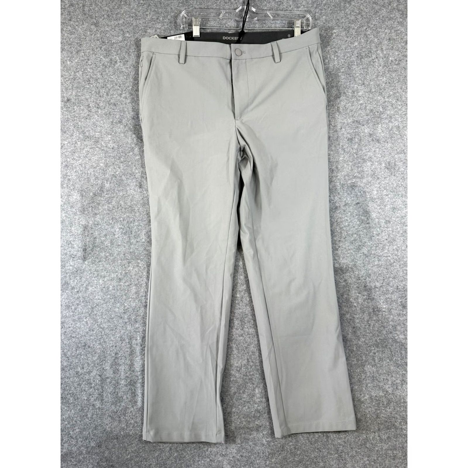 Dockers DOCKERS Slim Chino Pants Mens 36X30 Gray Size US 36 / EU 52 - 3 Thumbnail