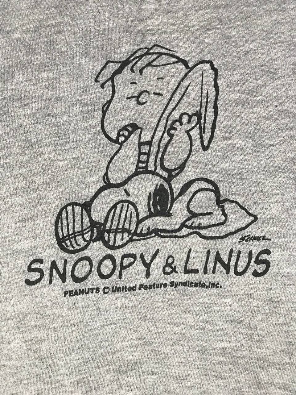 Vintage Vintage peanuts snoopy n linus Size US L / EU 52-54 / 3 - 3 Thumbnail