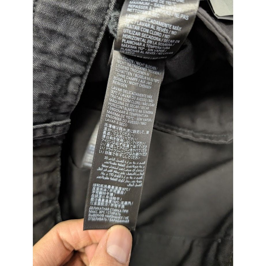 Balenciaga o1rshd1 Hybrid Baggy Denim Pants in Black Size US 30 / EU 46 - 20 Thumbnail