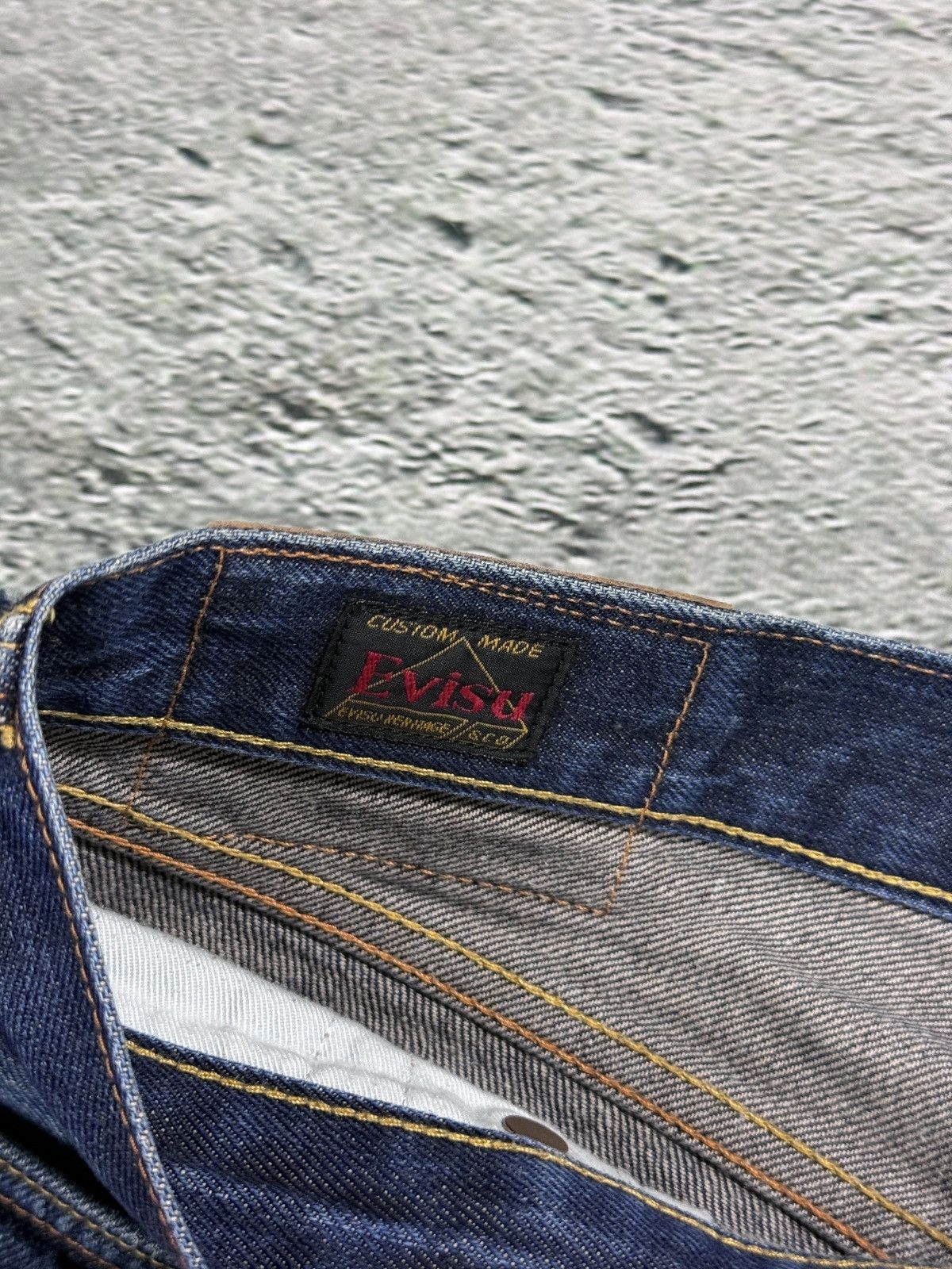 Evisu Evisu jeans daicock big logo red selvedge denim Size US 34 / EU 50 - 11 Thumbnail