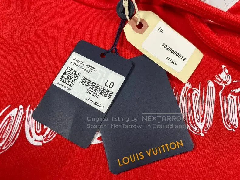 Louis Vuitton Louis Vuitton Graffiti Logo Hoodie. Size US L / EU 52-54 / 3 - 3 Thumbnail
