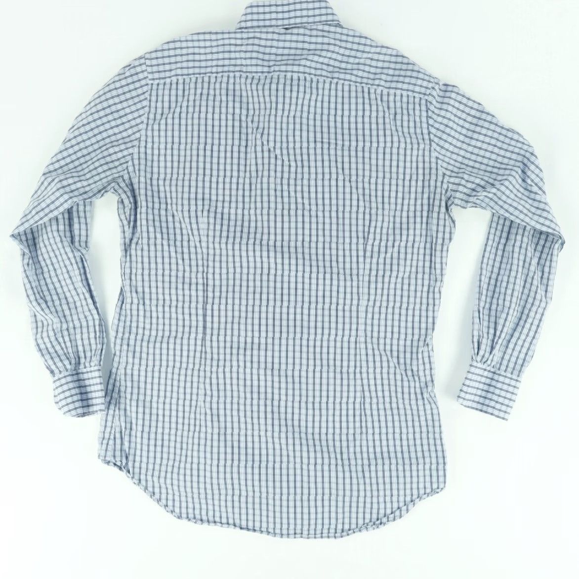 Vintage Ledbury Slim Fit Cotton Striped Shirt White Men XL Size US XL / EU 56 / 4 - 3 Thumbnail