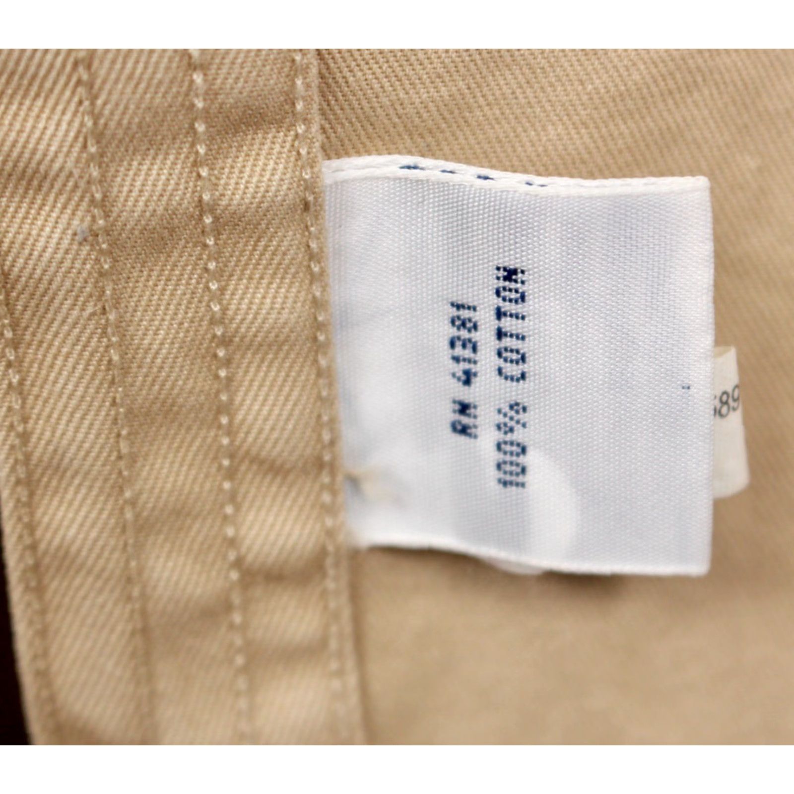 Polo Ralph Lauren Polo Ralph Lauren Shirt Khaki VTG Size L Long Sleeve Navy Base Hawaii Stencil Stain Size US L / EU 52-54 / 3 - 6 Thumbnail