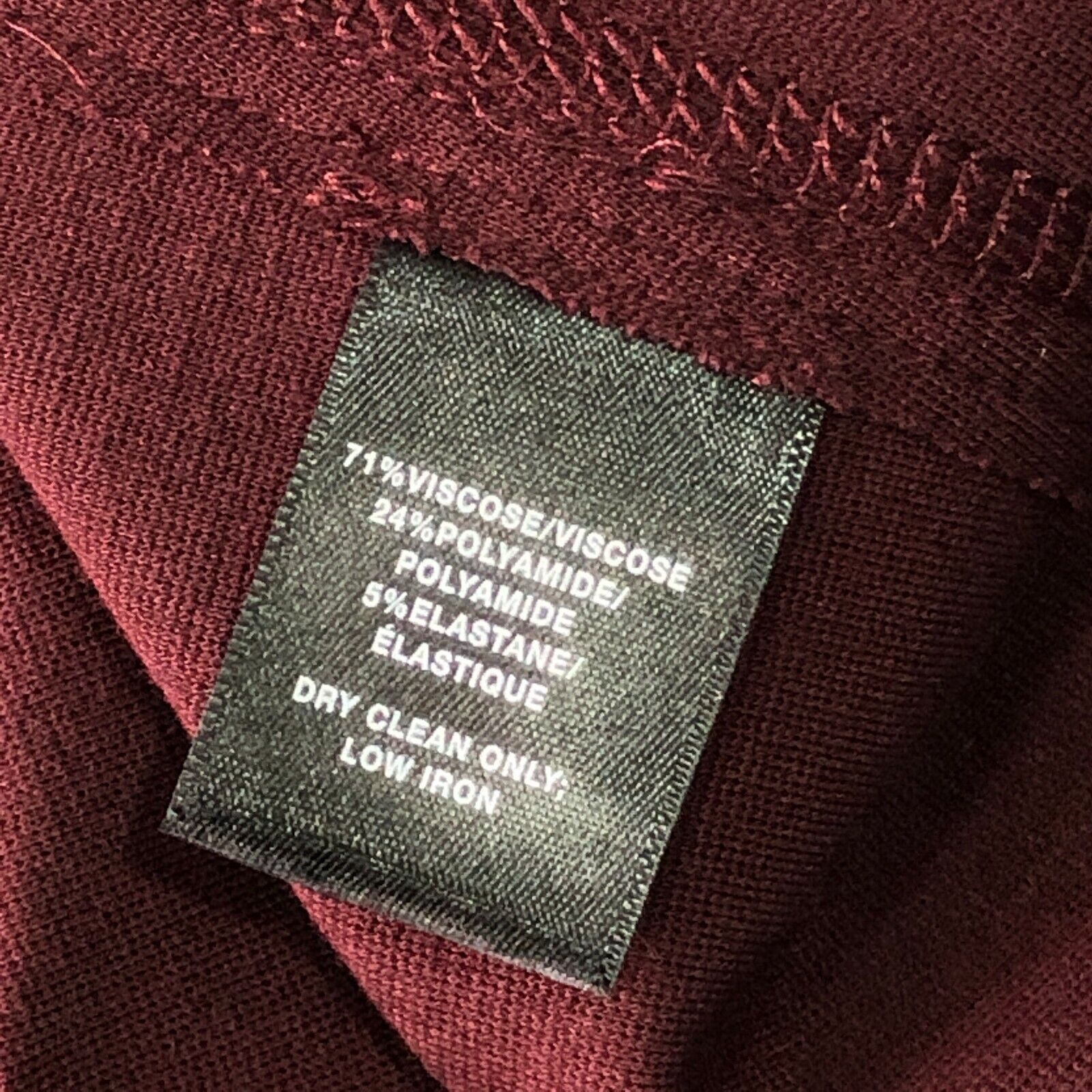 Lafayette 148 Lafayette 148 Size M Dress Shift Burgundy Back Zip Ponte Size M / US 6-8 / IT 42-44 - 21 Thumbnail