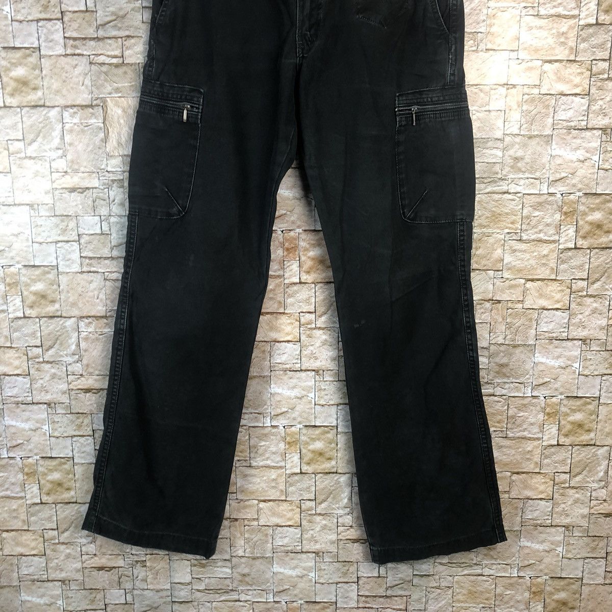 Japanese Brand Style Up japan utility Black Cargo Multipocket Pants #A92 Size US 30 / EU 46 - 3 Thumbnail