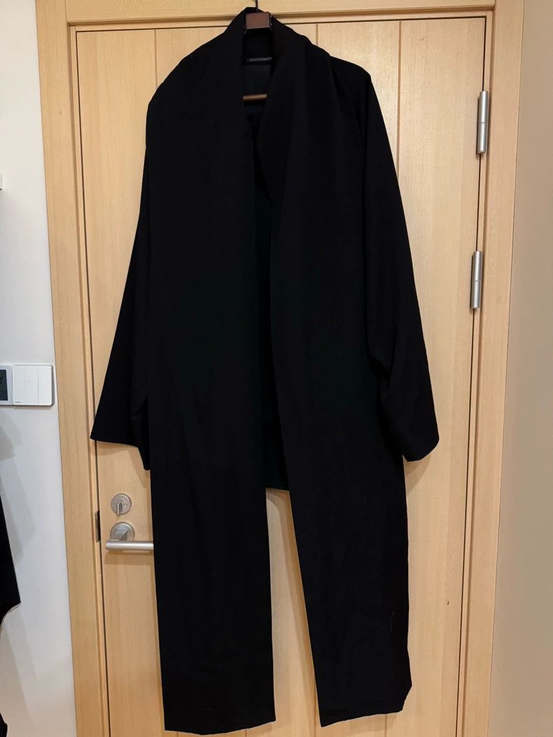 Yohji Yamamoto Yohji Yamamoto 16cm detachable scarf midi coat Size US M / EU 48-50 / 2 - 3 Thumbnail